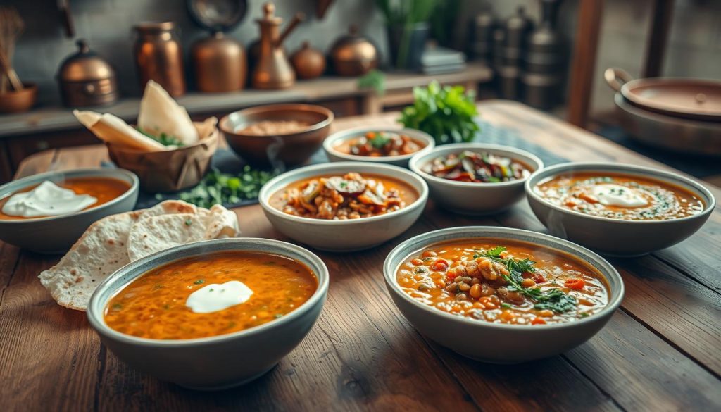 Türkische Linsensuppe Variationen
